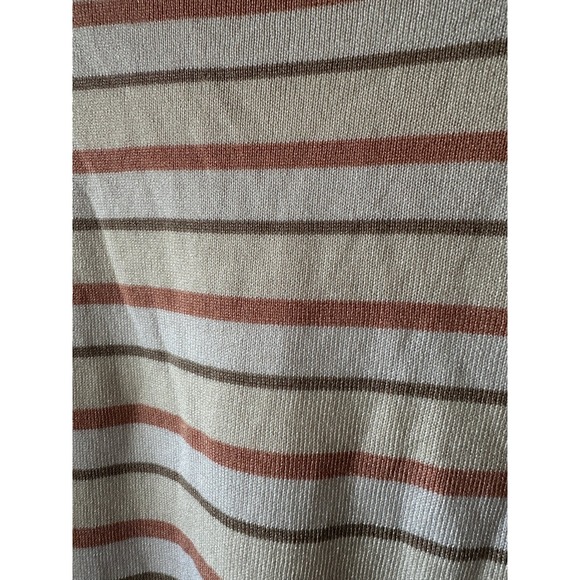 See By Chloe Striped Puff Sleeve Mock Neck Knit Top - Women's - Picture 5 of 7